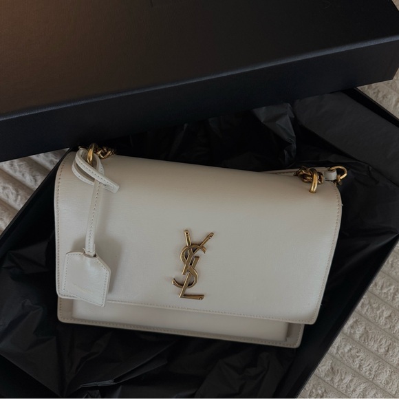 YSL SUNSET MEDIUM IN SMOOTH LEATHER - Picture 4 of 16